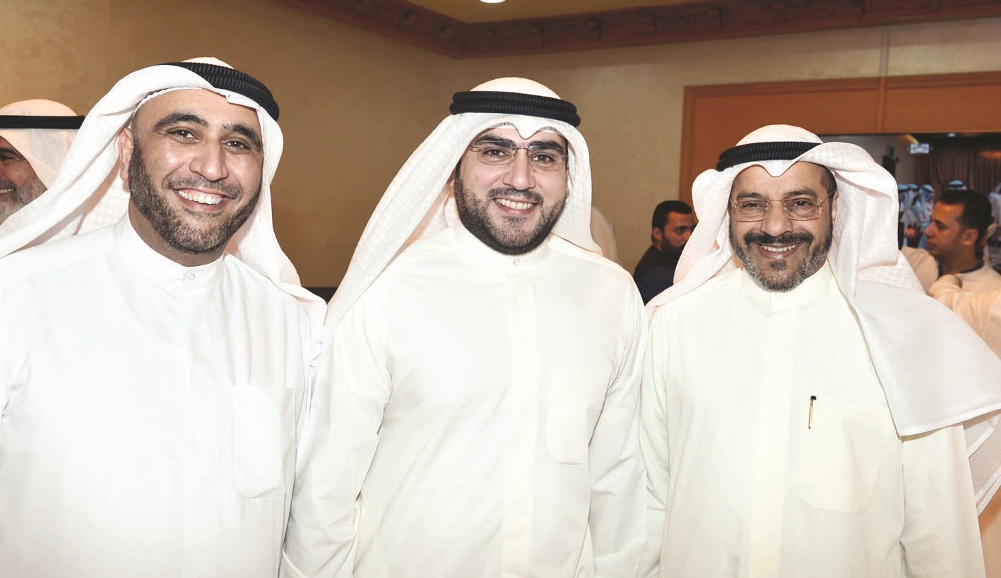 ناصر الصانع وعبدالكريم الكندري ومحمد الدلال