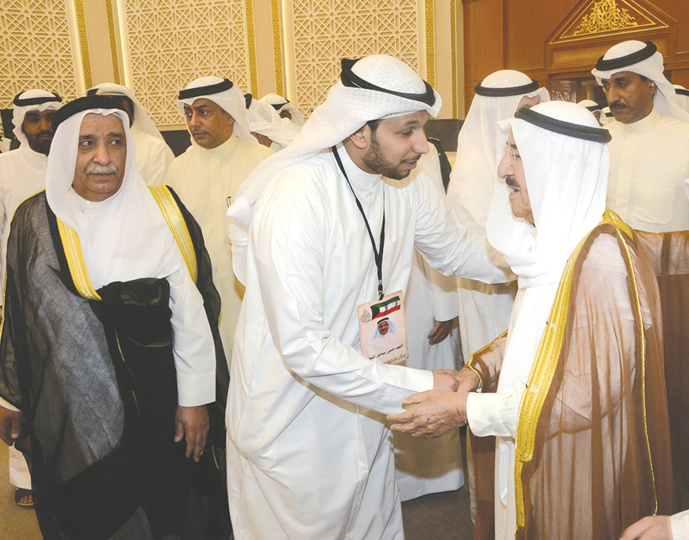 صاحب السمو وأحد ذوي الشهداء