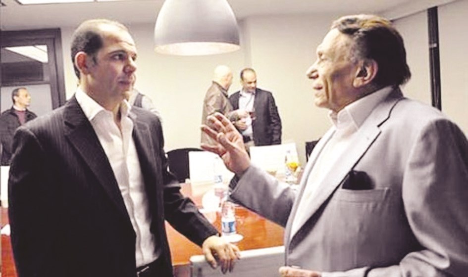 عادل إمام مع ابنه المخرج رامي إمام