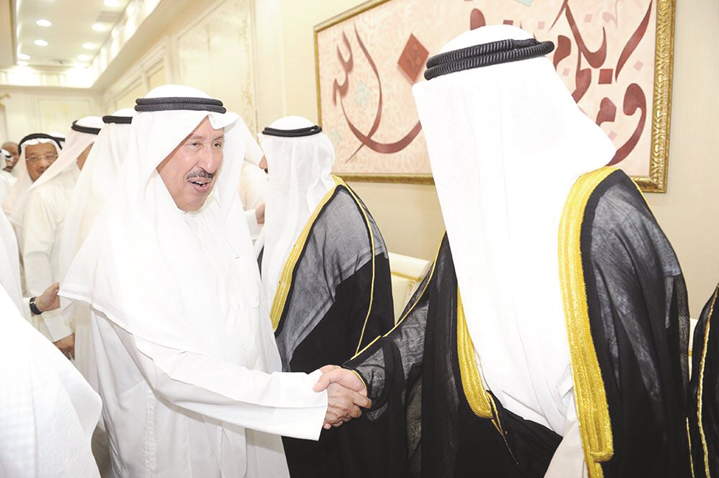 الوزير السابق أحمد الهارون مهنئاً