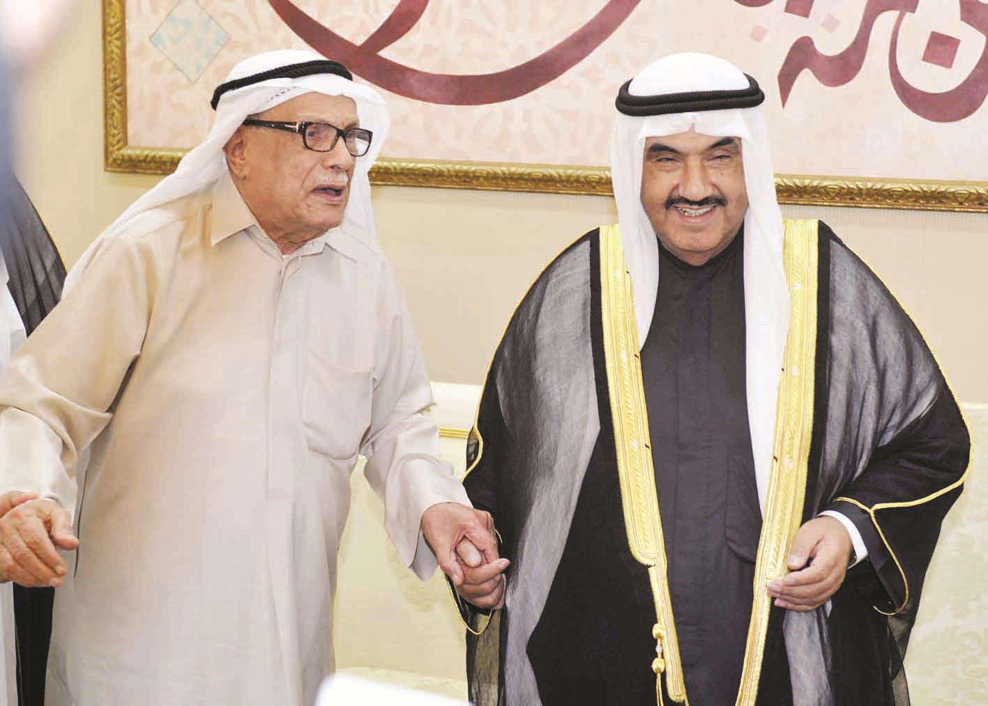 صالح العجيري حمل سنينه وجاء مهنئاً