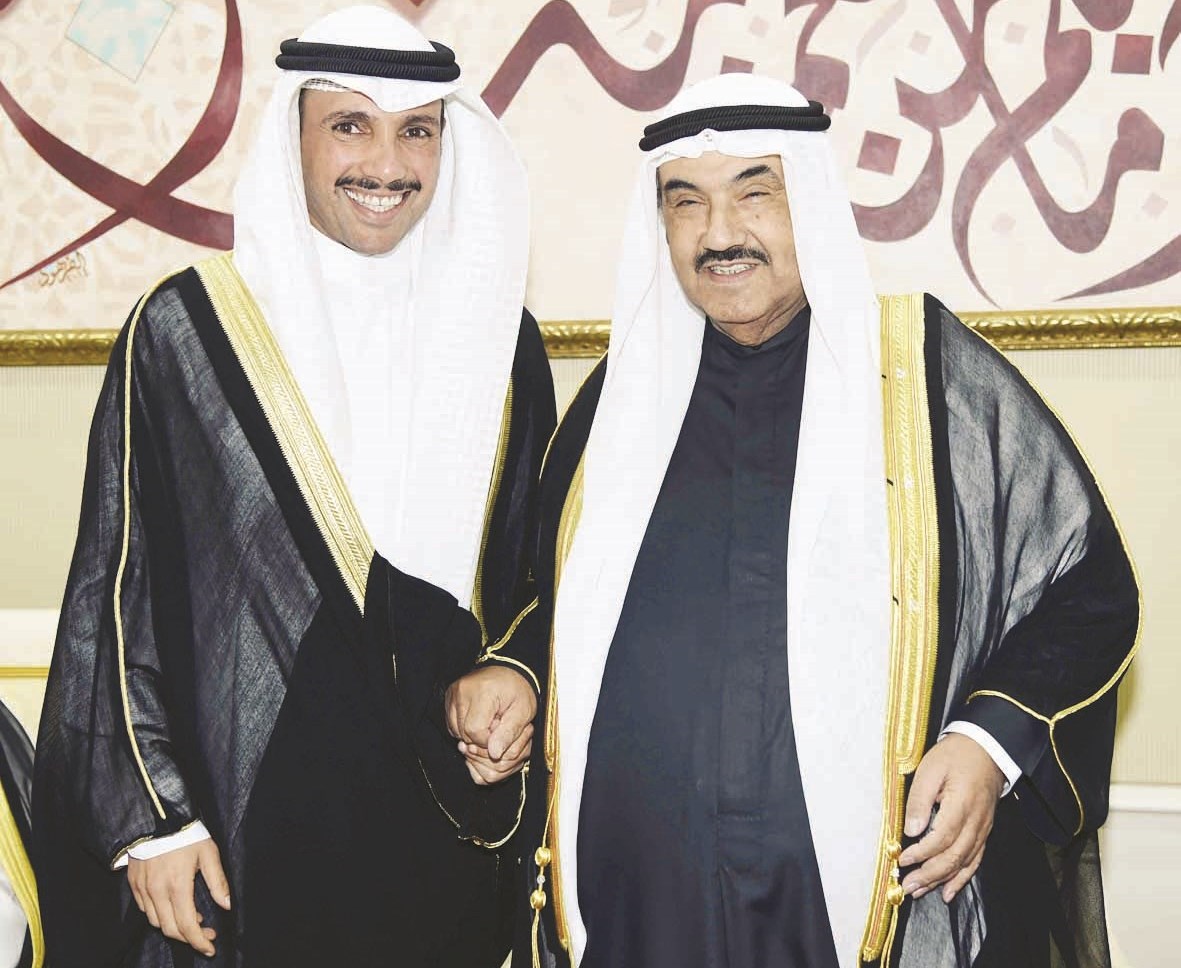 مرزوق الغانم يقدم تهاني رمضان لناصر المحمد