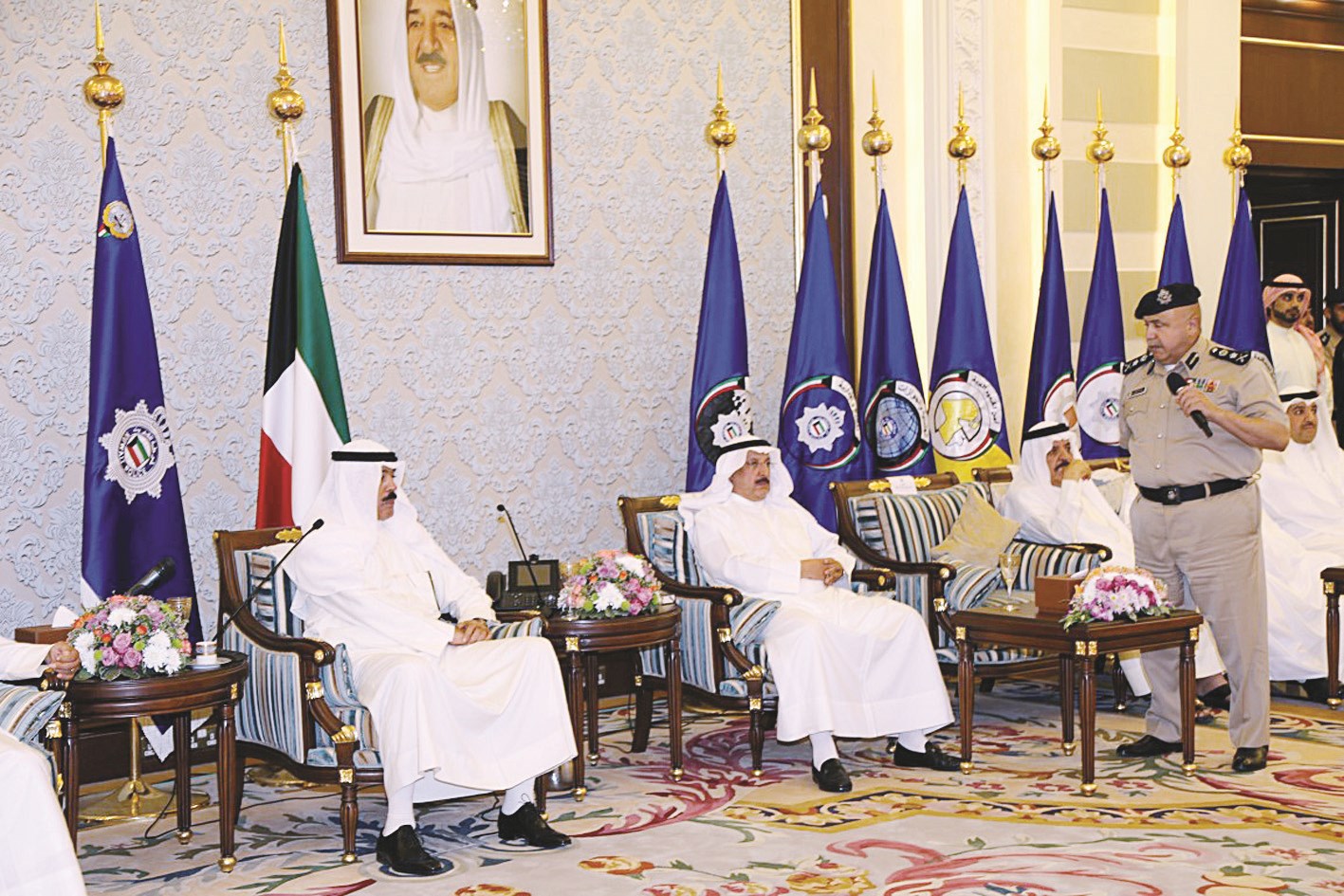 الفهد ملقياً كلمته