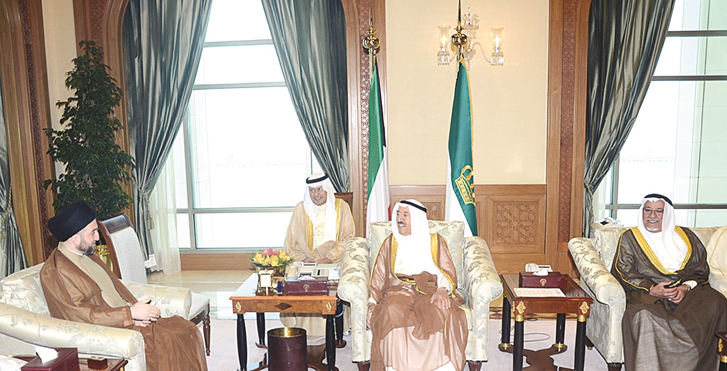 سموه مستقبلاً الحكيم ووفد «المجلس الأعلى»