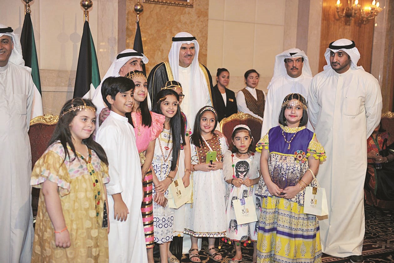 أطفال شاركوا بغبقة الإعلاميين والفنانين