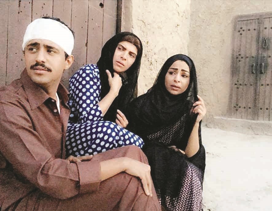 غدير السبتي في مشهد من «بائعة النخي»