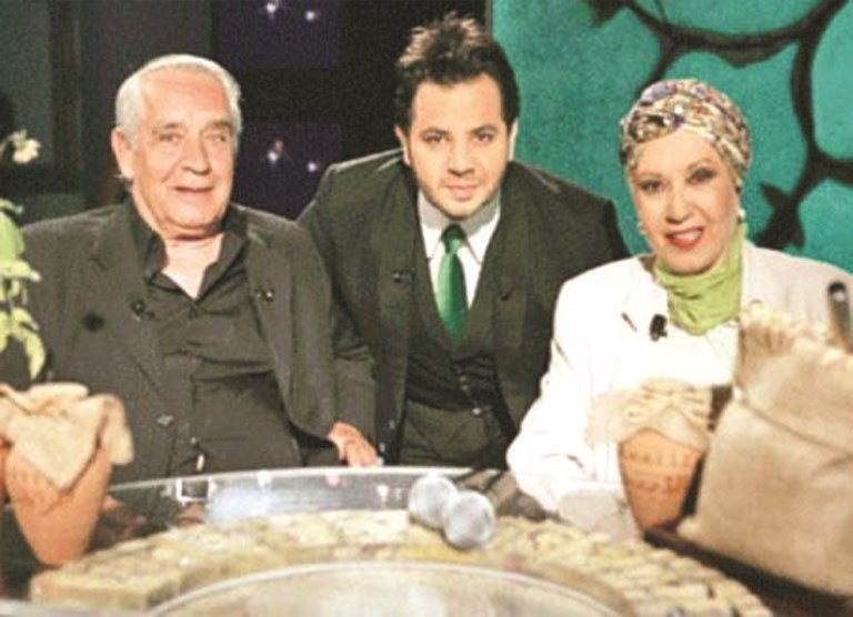 محمد جمال وطروب في الحلقة التي جمعهما فيها نيشان