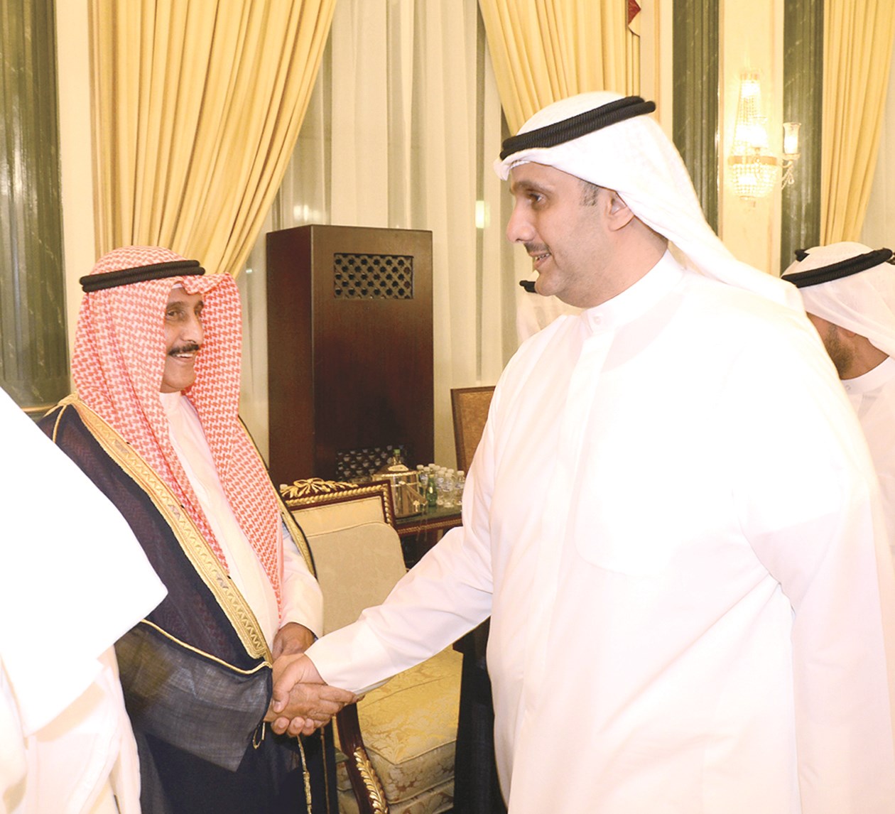 ابراهيم الدعيج يستقبل المهنئين