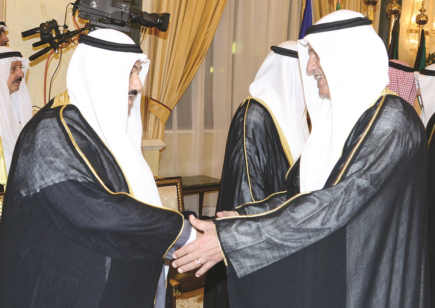 ناصر المحمد يتلقى التهاني