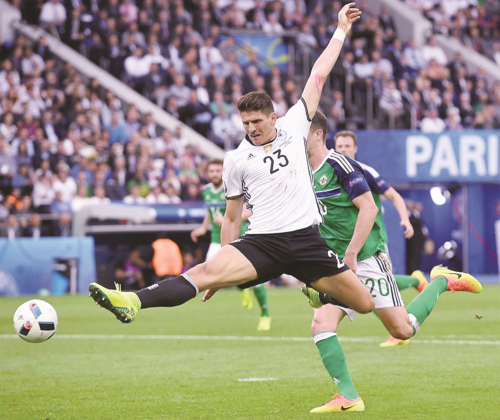 مهاجم المنتخب الألماني ماريو غوميز سجل هدفين في البطولة