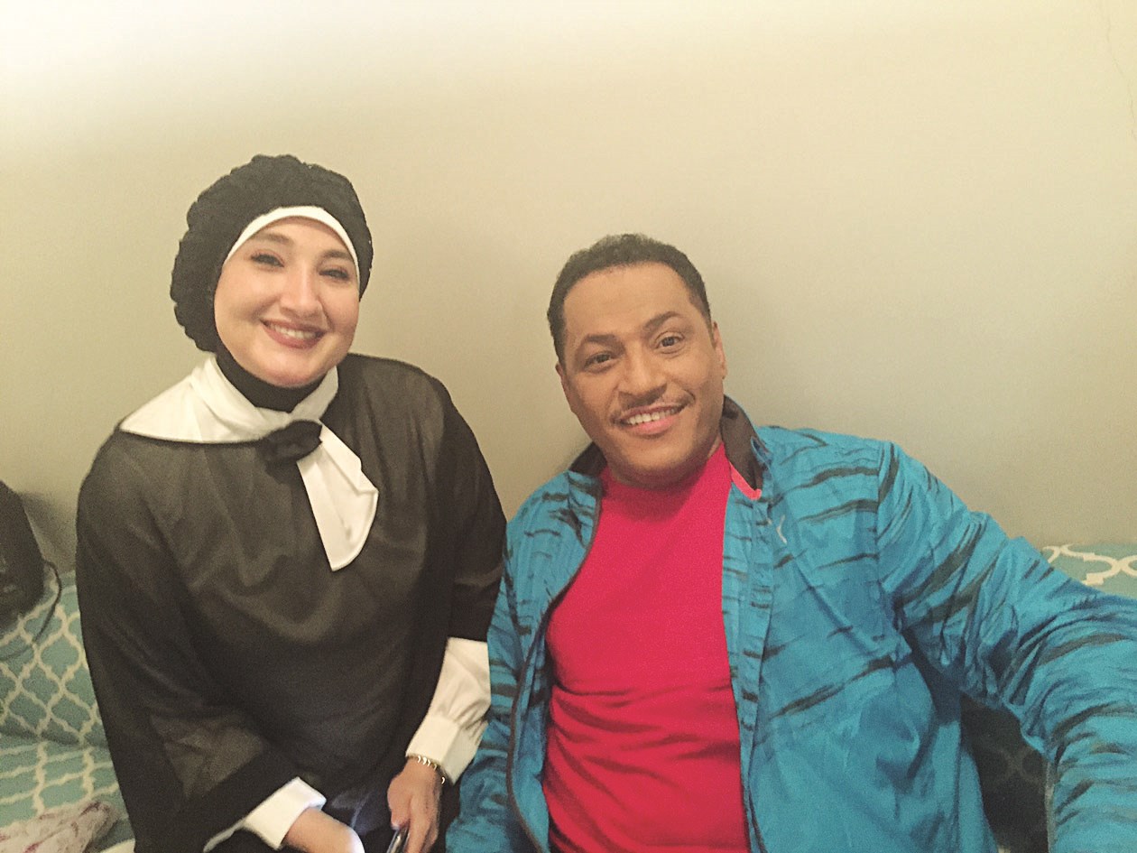 ولد الديرة وسماح في الكواليس