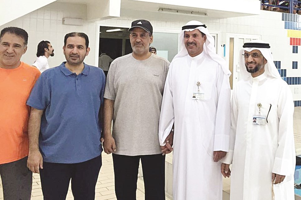 الأثري والحجرف خلال جولة تفقدية لاختبارات القدرات في التربية البدنية