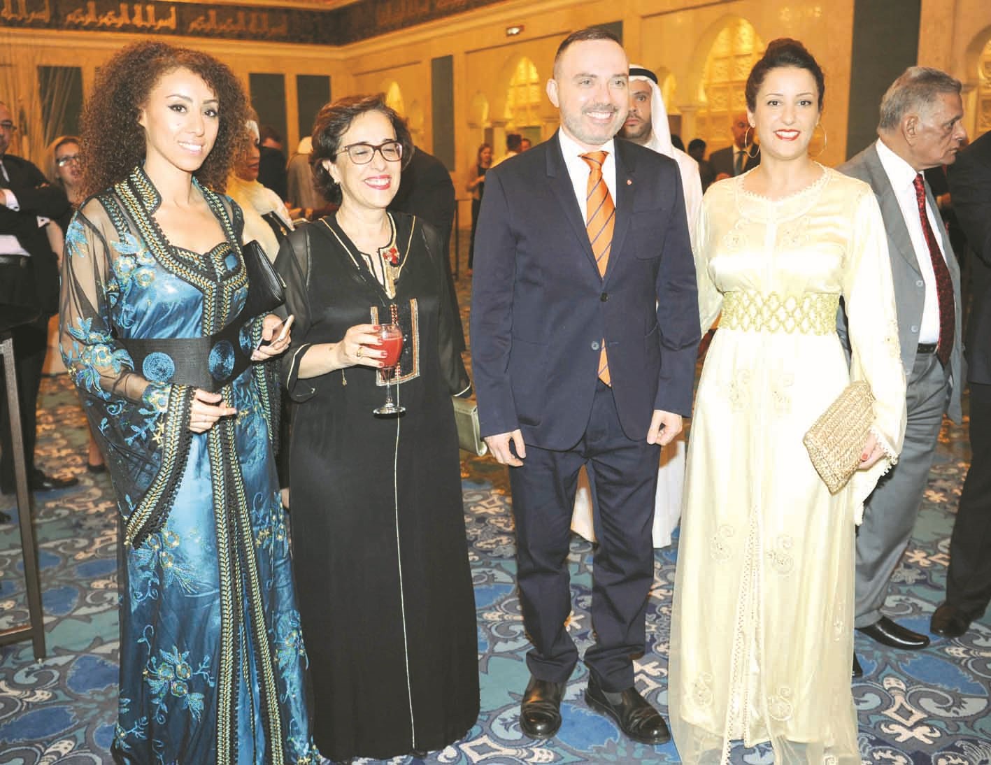 السفير الفرنسي والمنسق المقيم للأمم المتحدة وملحق التعاون في السفارة الفرنسية