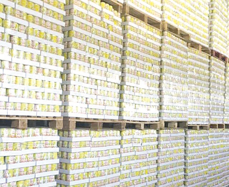 كميات الفول التي كانت في طريقها للسوق