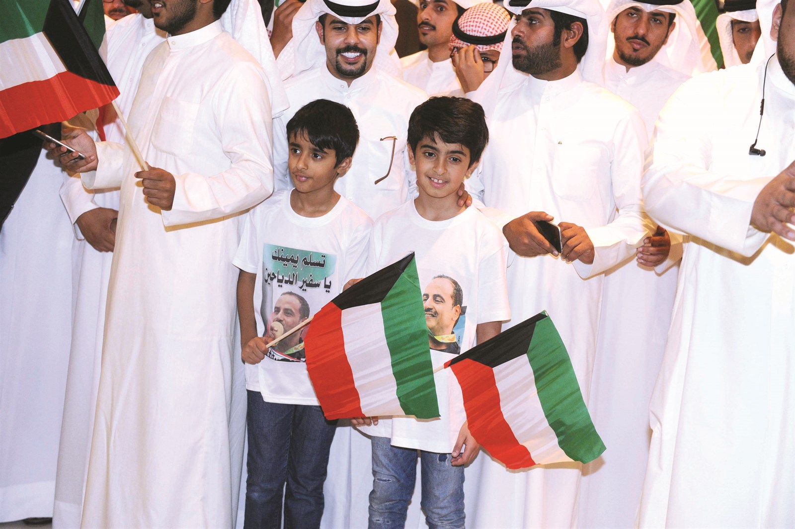 حضور شعبي لافت ومن كل الأعمار كان في انتظار البطل