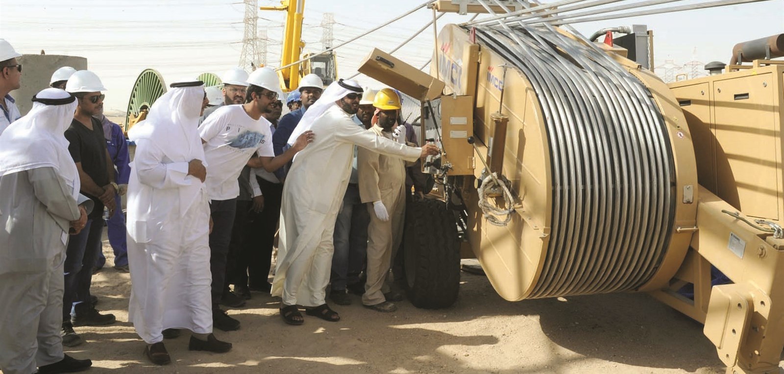 الجسار يتابع أعمال شد الخطوط