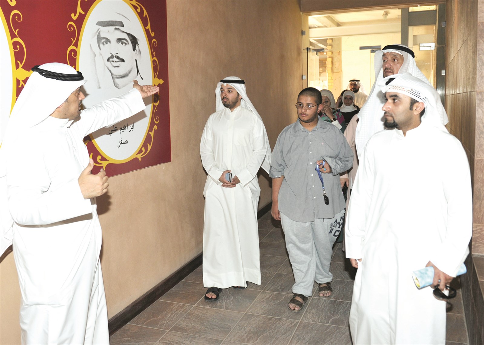 خلال زيارة المتحف