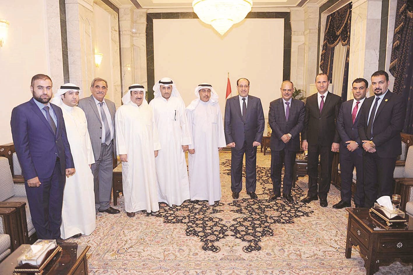 المالكي والوفد الكويتي