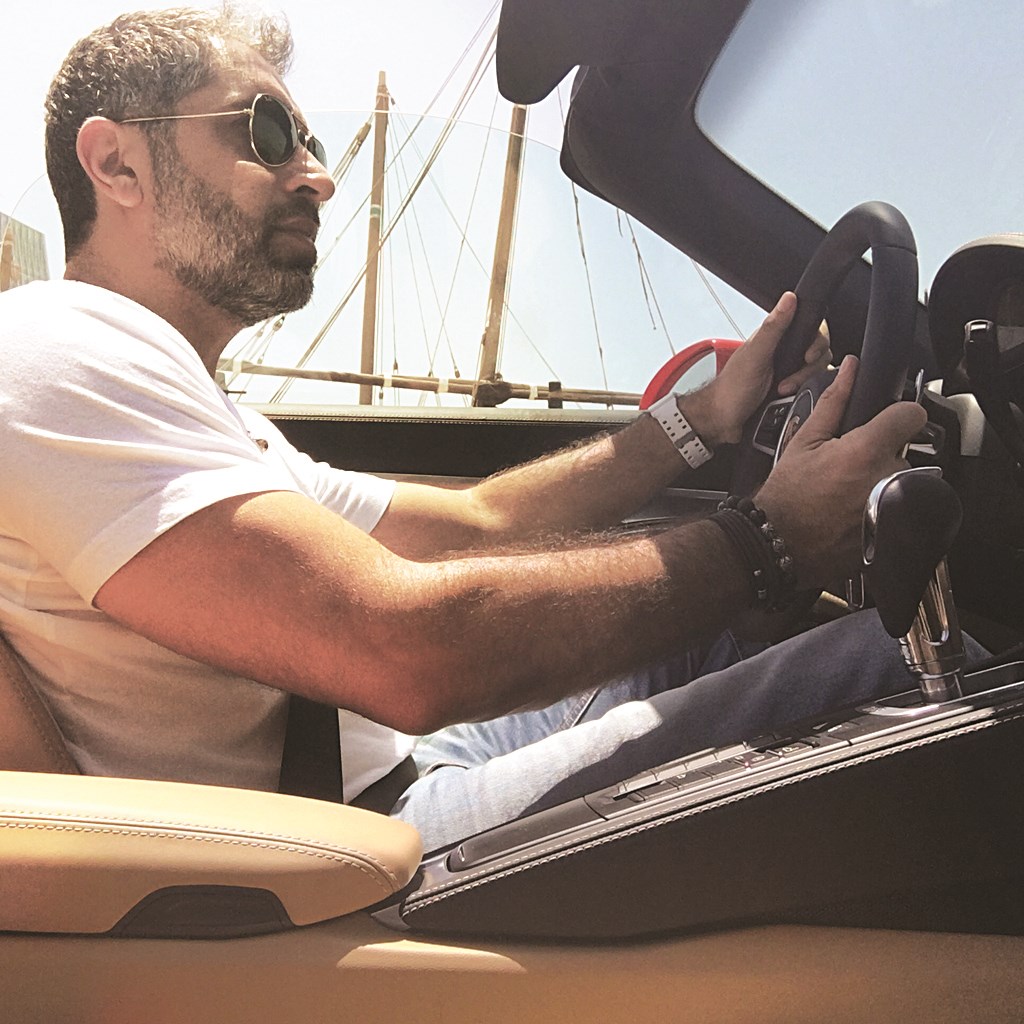 الزميل سهيل الحويك خلال التجربة