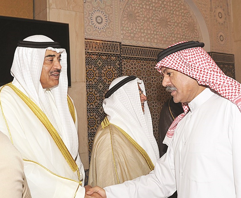 صباح الخالد يتلقى التهاني