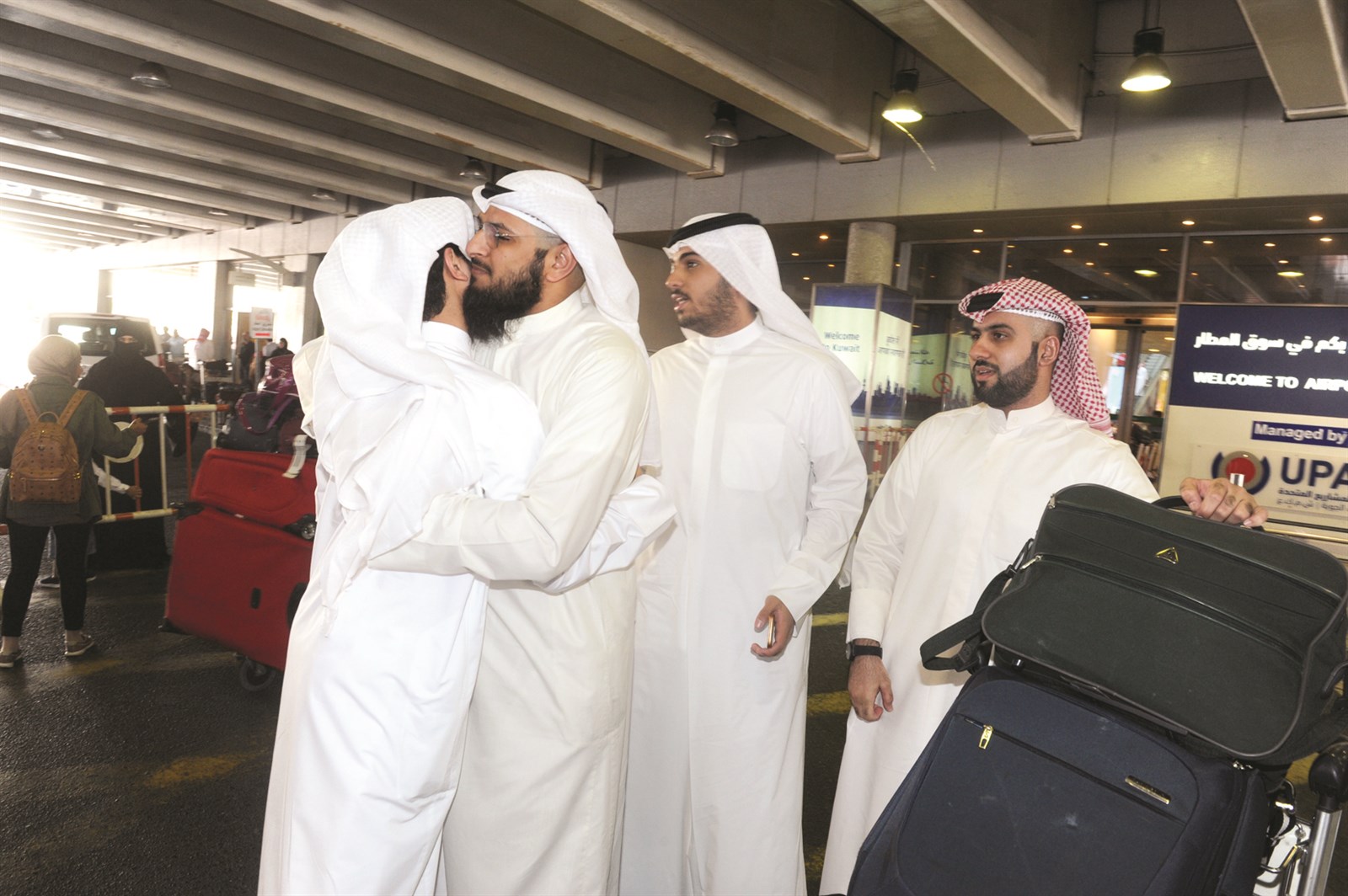 استقبال الحجاج العائدين
