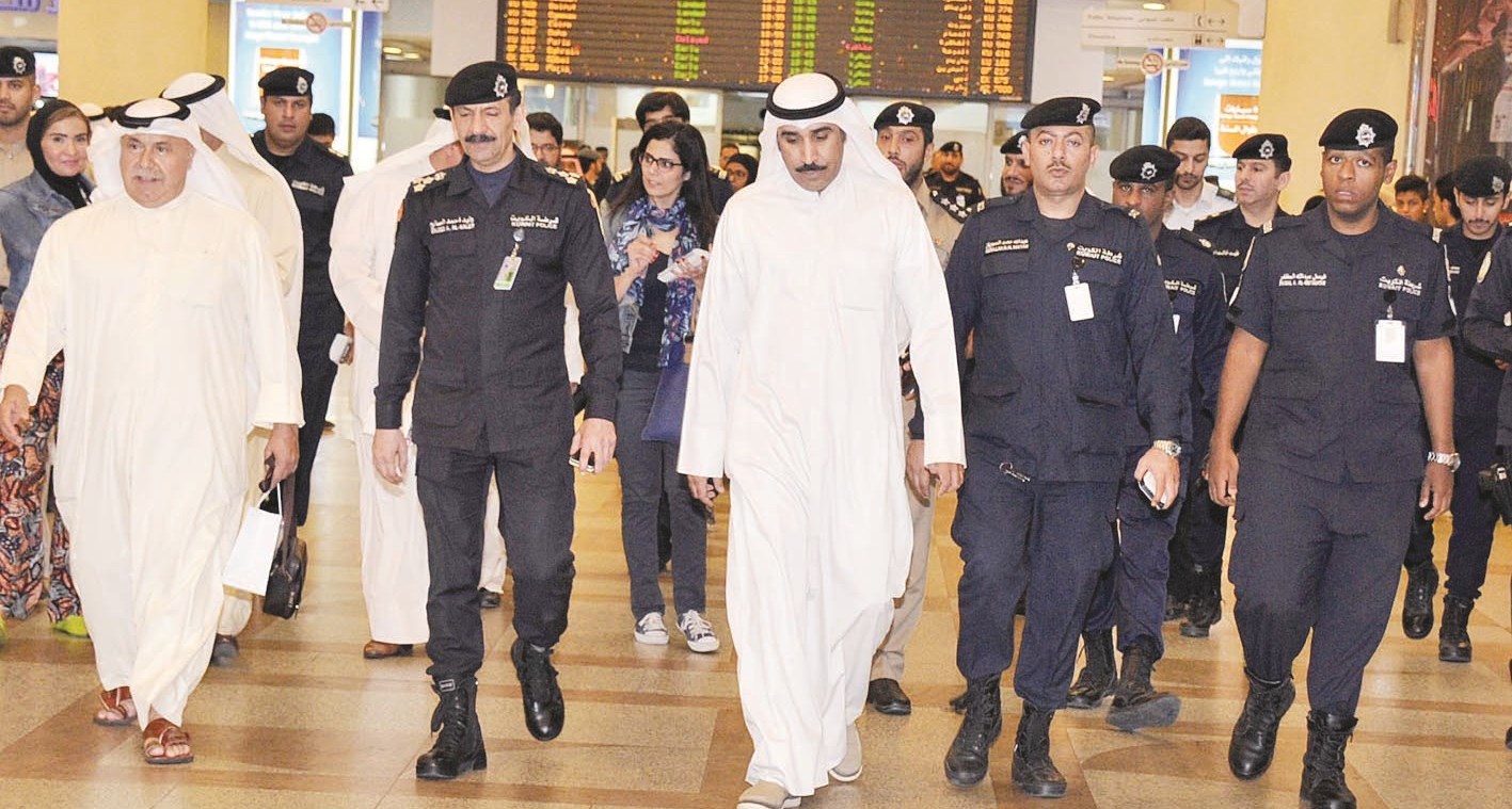 سليمان الفهد لدى وصوله قادما من الديار المقدسة (تصوير سعد هنداوي)