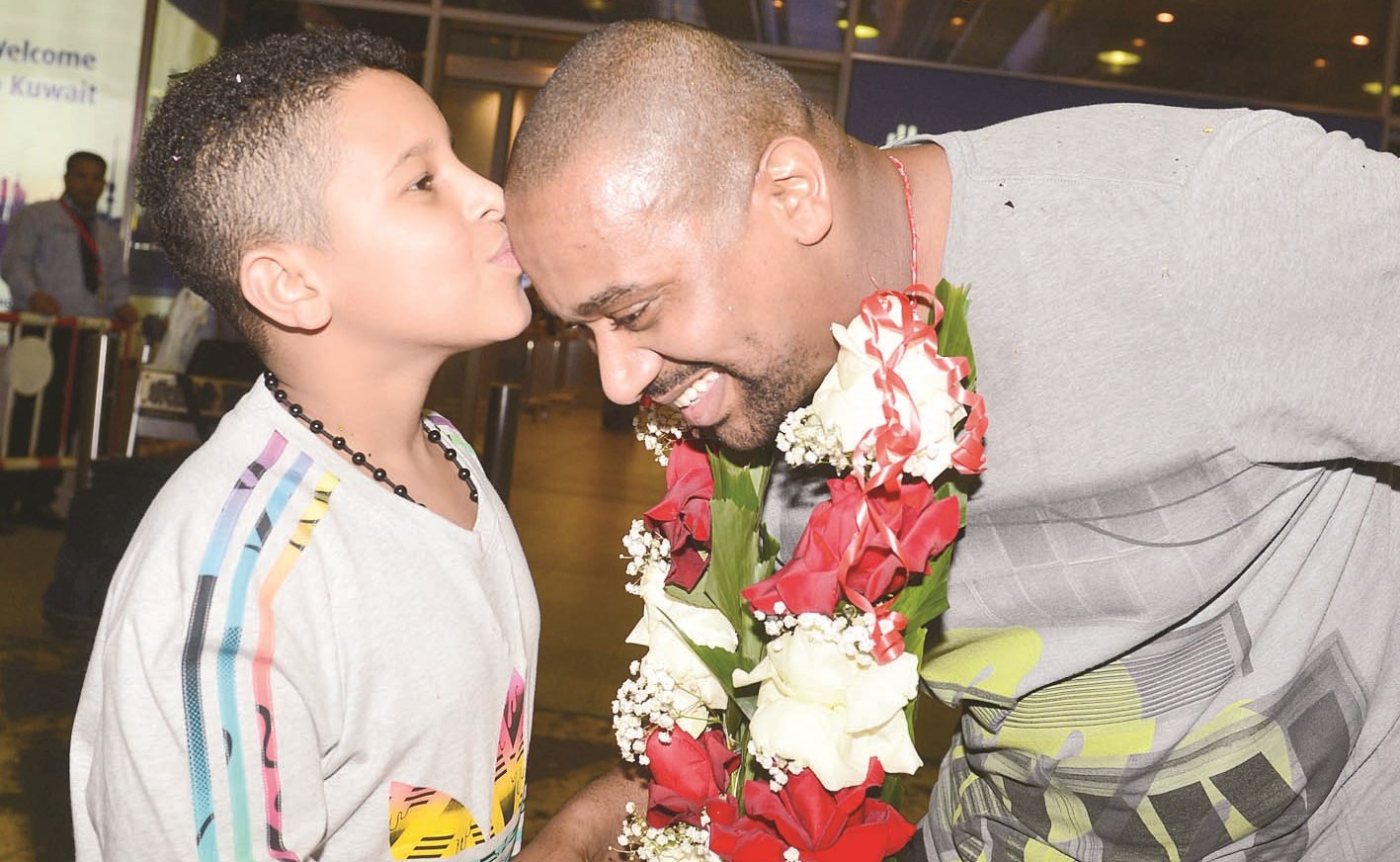 تهنئة من الابن للوالد الحاج