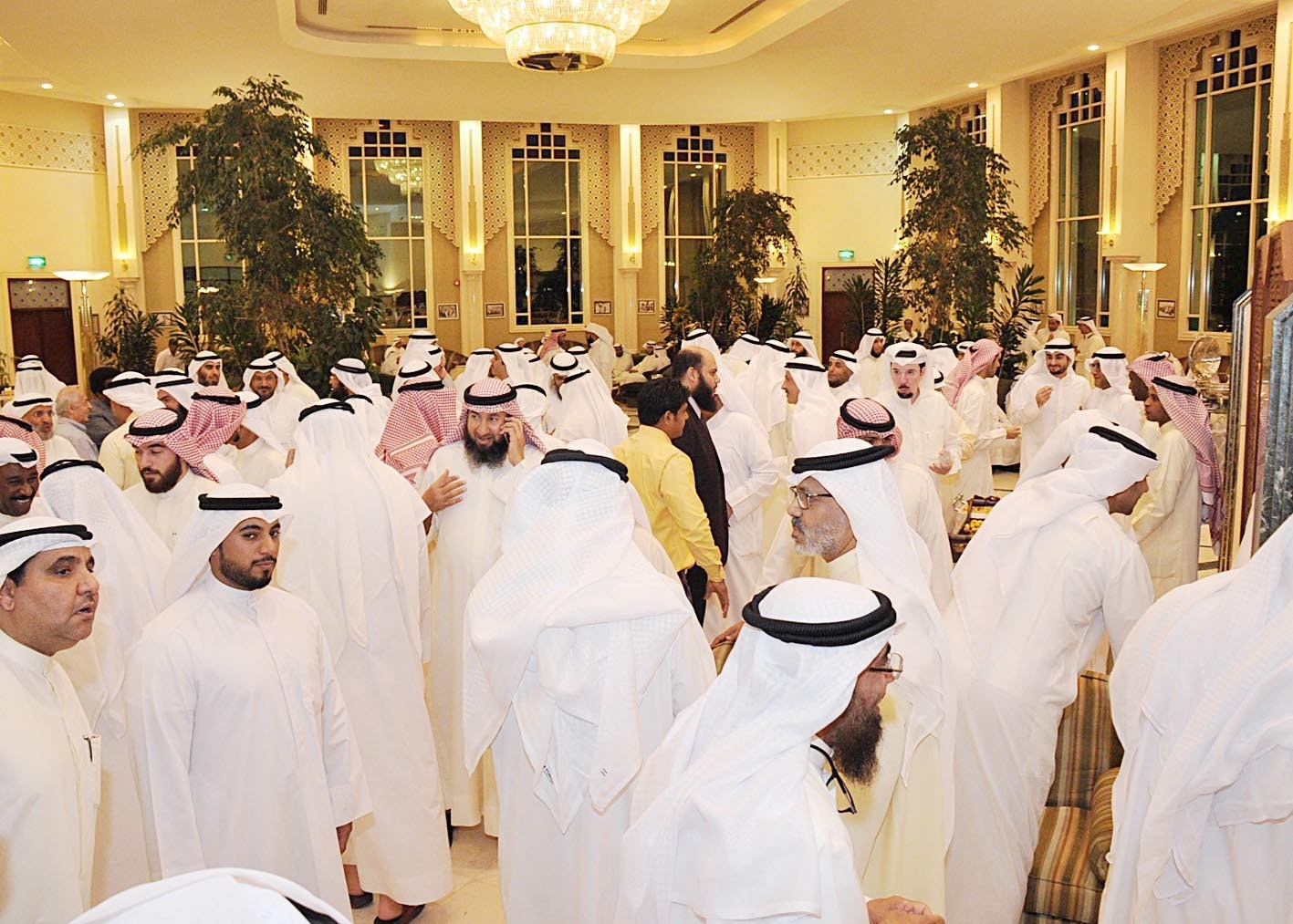 حضور حاشد (تصوير سعد هنداوي)