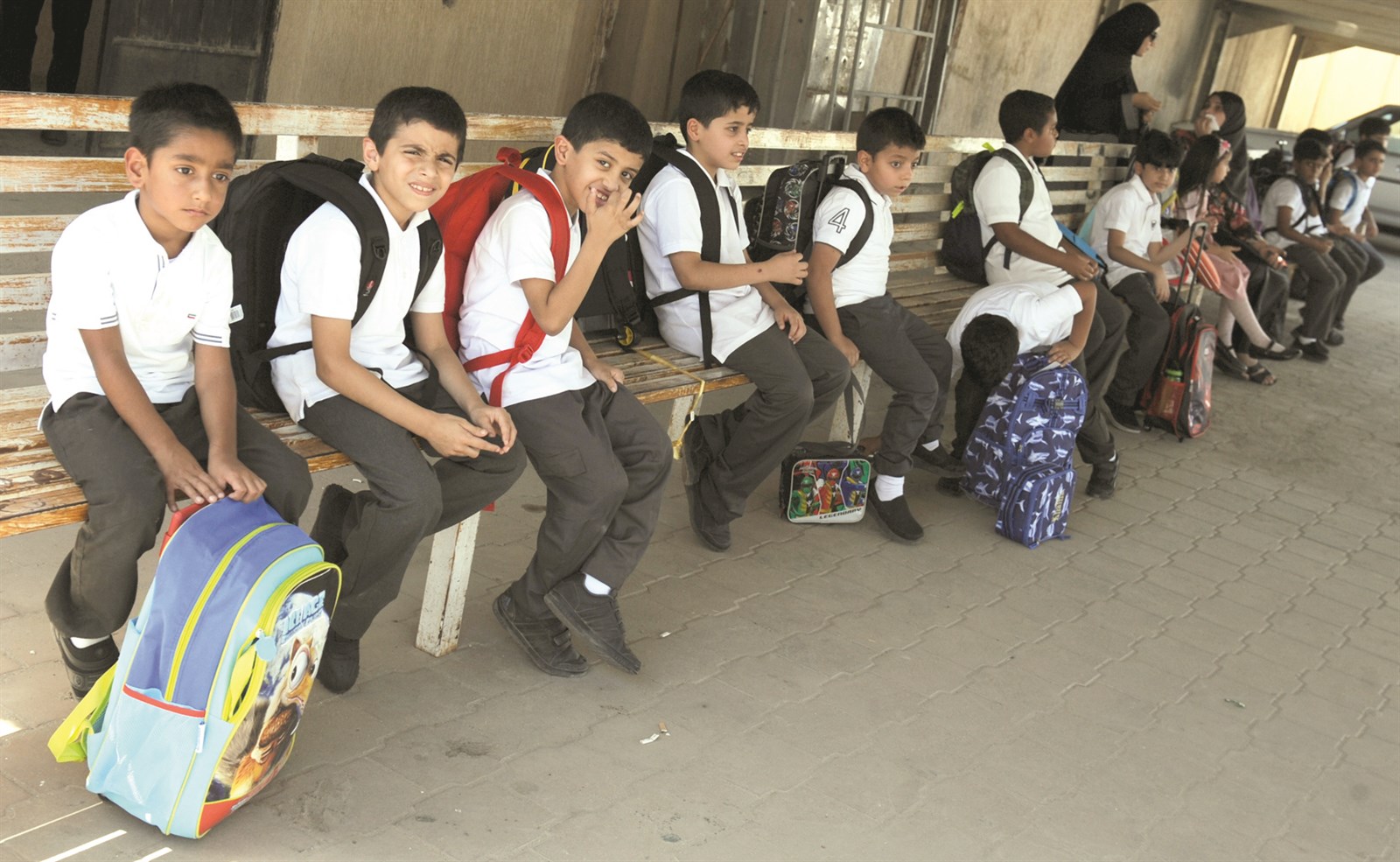 الدرس الأول... طابور