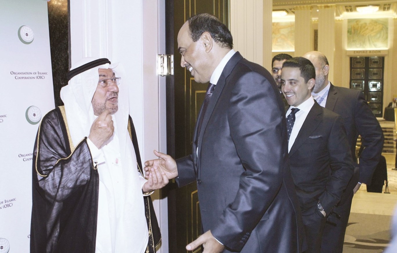 ...وفي حفل استقبال «التعاون الإسلامي»