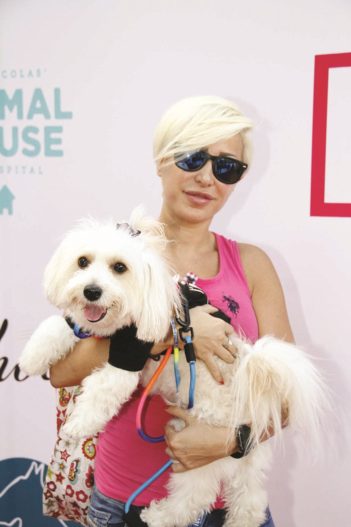 الكلب غوتشي مع جورجيا