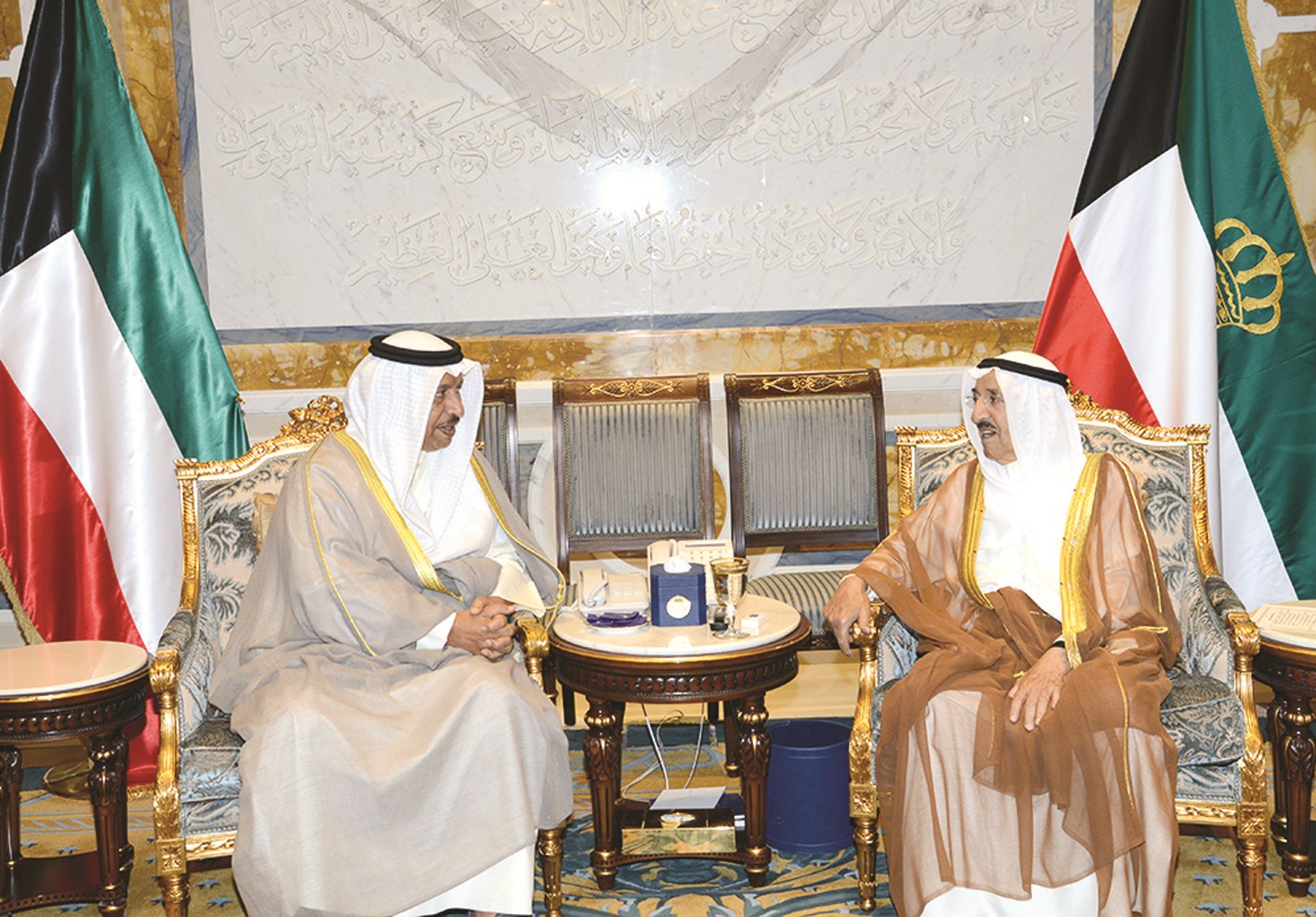 سمو الأمير مستقبلاً جابر المبارك