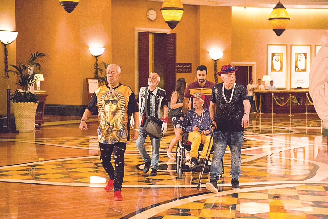 سعد الفرج وسلوم حداد في مشهد من «في الوقت الضائع»