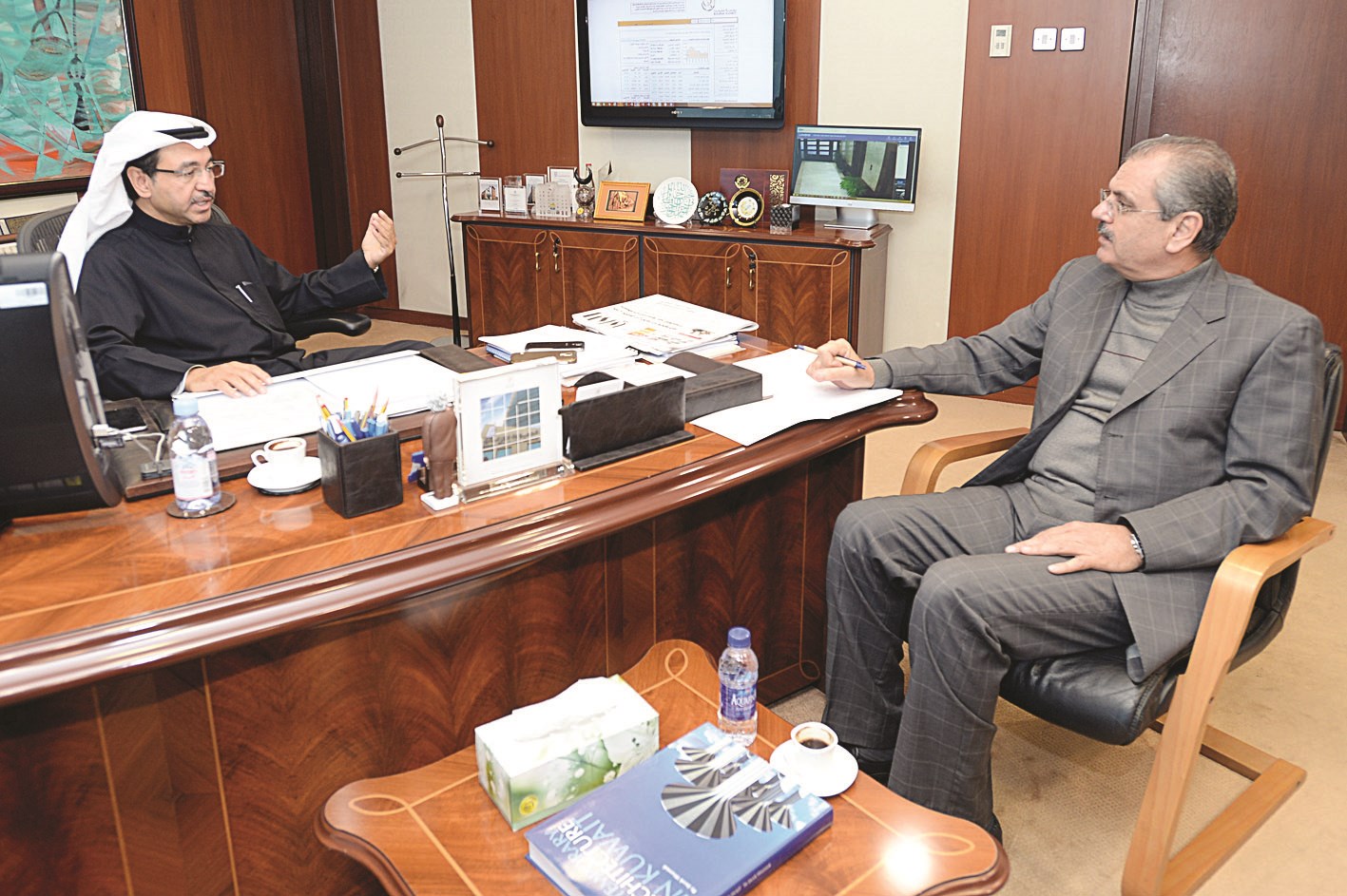 زينل متحدّثاً لـ «الراي» (تصوير زكريا عطية)