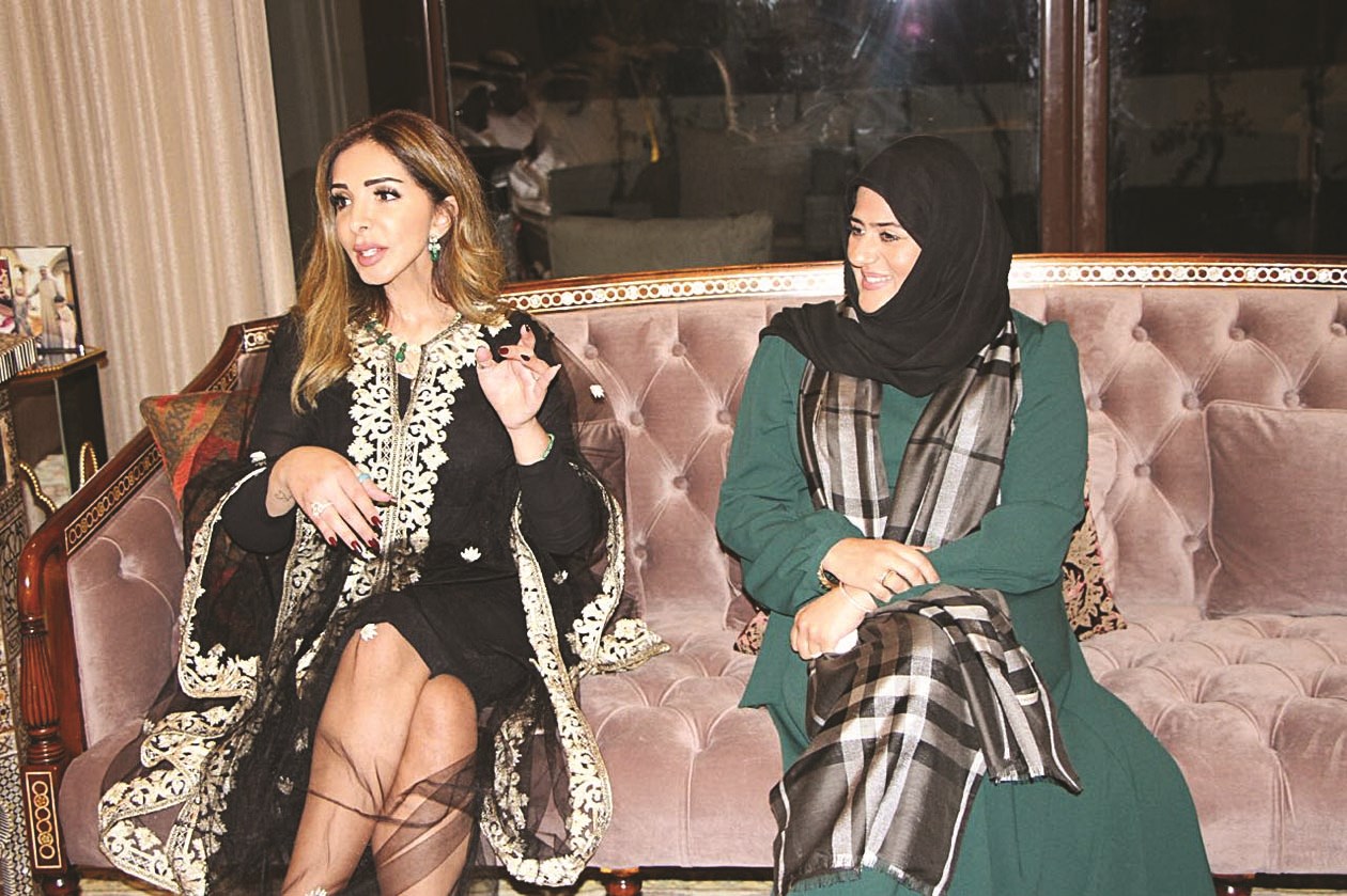 الصباح تتحدث خلال اللقاء