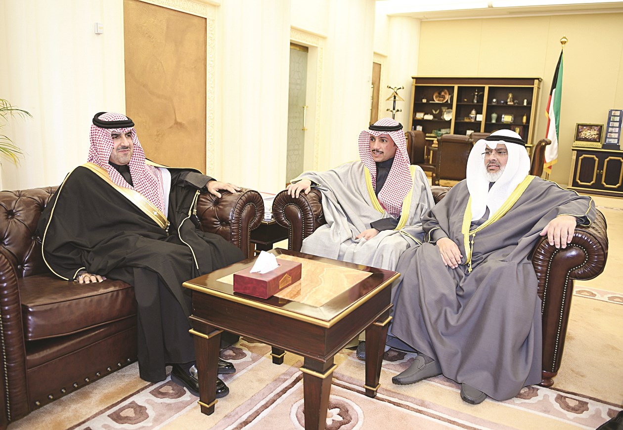 الغانم مع رئيس ديوان المراقبة السعودي