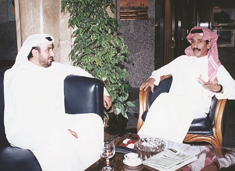 مساعد ربيّع الرشيدي وعلي المسعودي في إحدى المناسبات