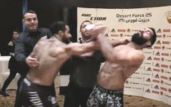 اللكمة التي سددها راشد للصعيدي