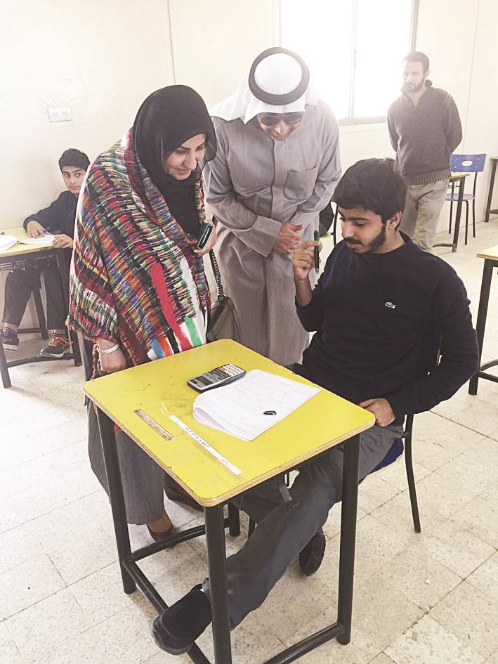 الكندري وبوحمد خلال الجولة