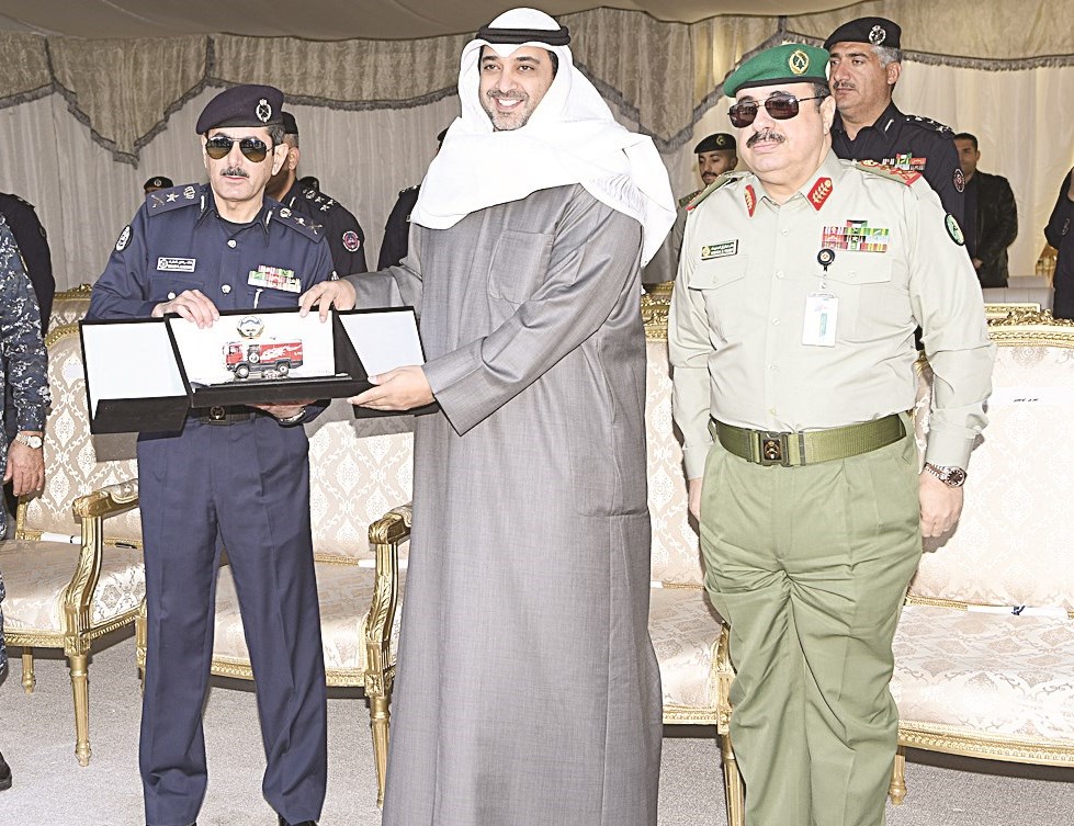 المكراد مكرماً العبد الله بحضور قياديي الحرس الوطني ووزارة الداخلية