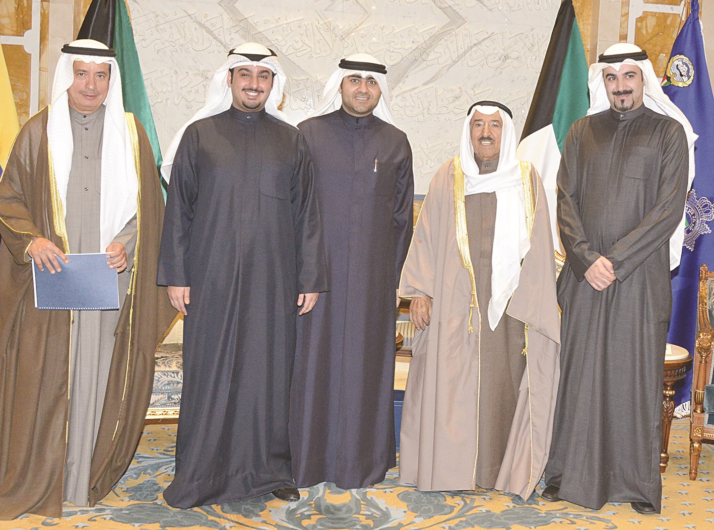 سمو الأمير والمستشار الإبراهيم والحملة الكويتية الشبابية