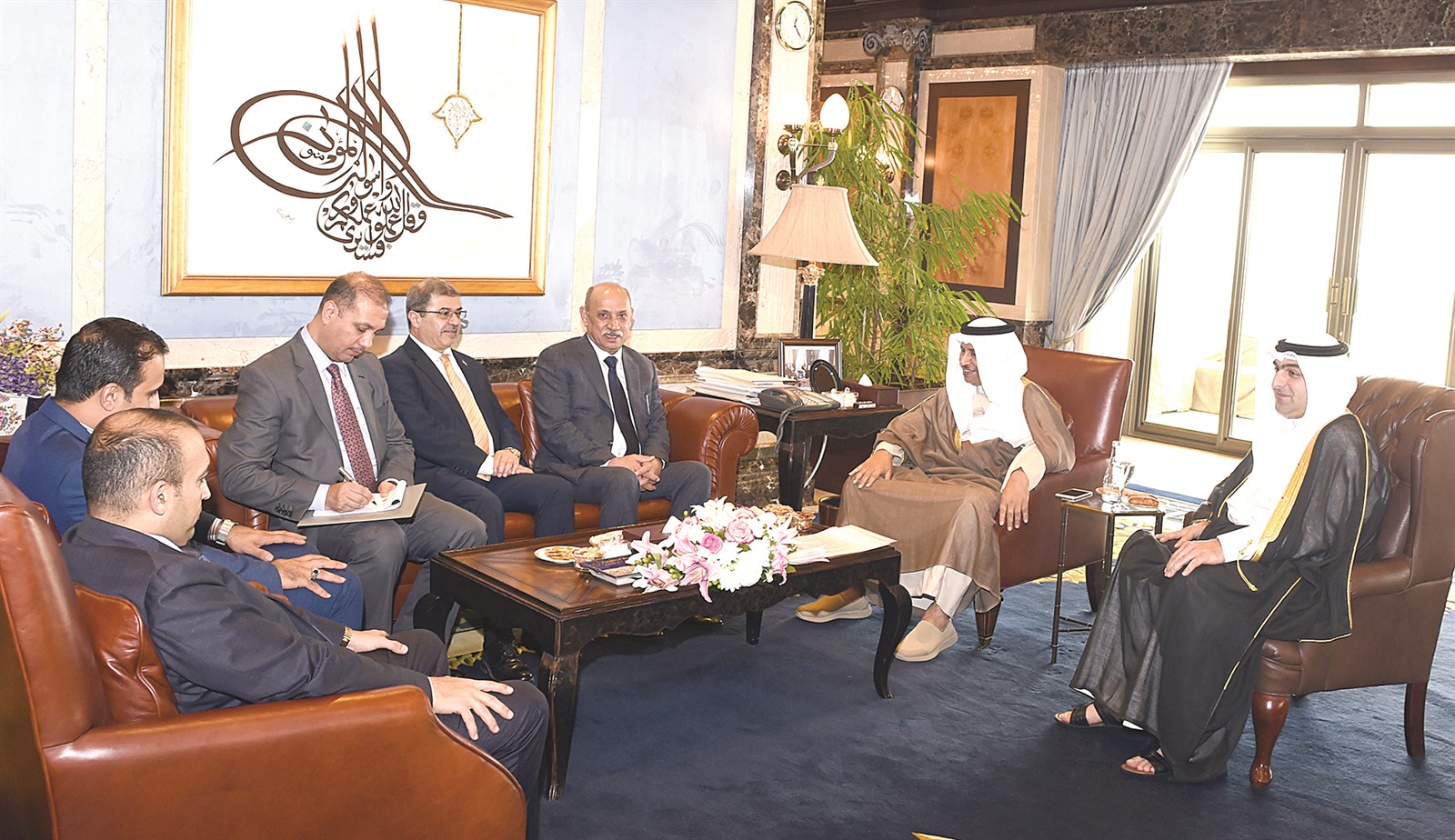 u062cu0627u0628u0631 u0627u0644u0645u0628u0627u0631u0643 u0645u0633u062au0642u0628u0644u0627u064b u0648u0632u064au0631 u0627u0644u0646u0642u0644 u0627u0644u0639u0631u0627u0642u064a u0648u0627u0644u0648u0641u062f u0627u0644u0645u0631u0627u0641u0642