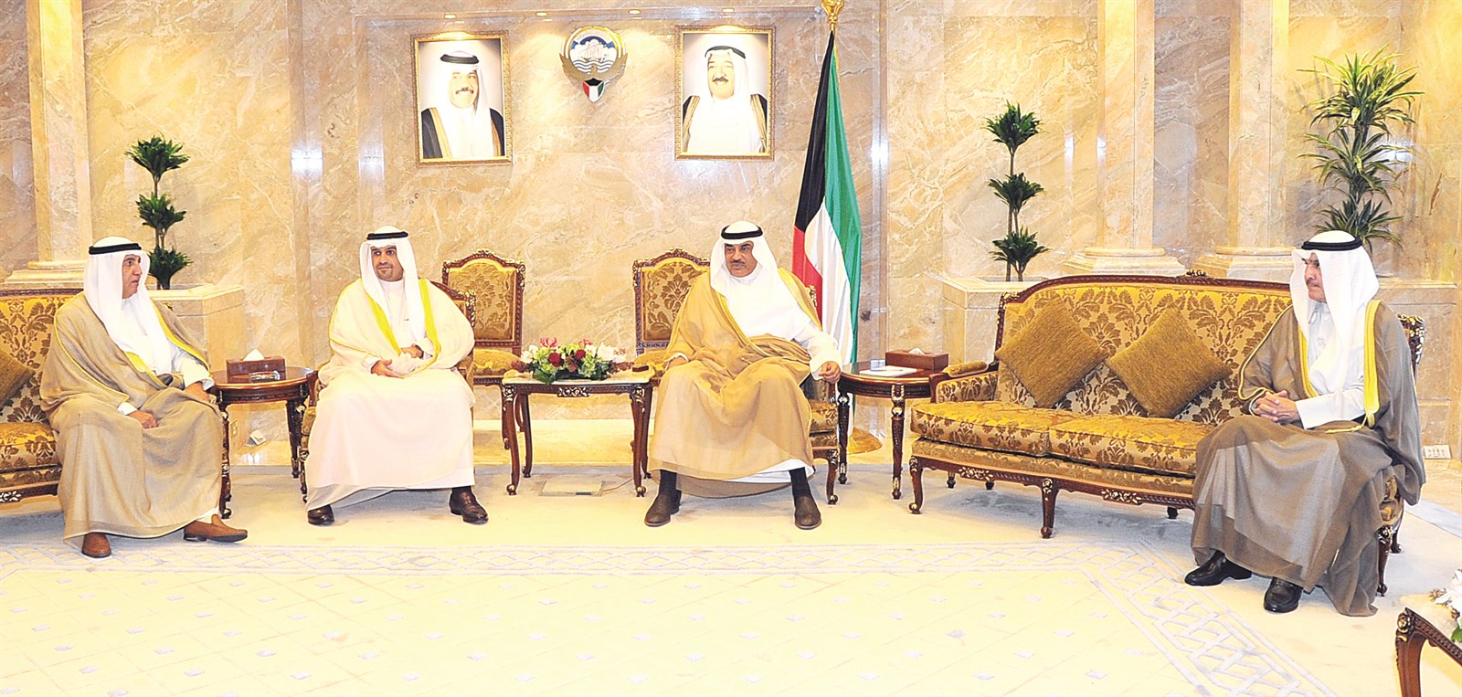 صباح الخالد مستقبلاً الصالح والحميضي