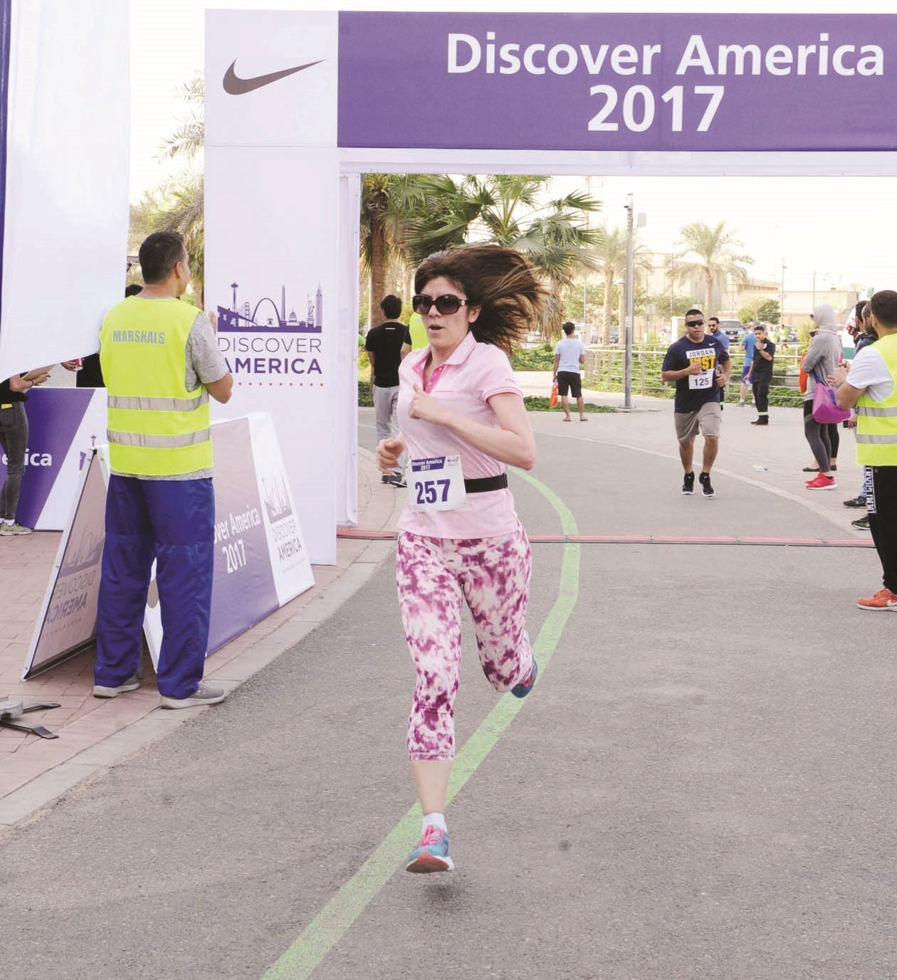 مشاركة نسائية  (تصوير طارق عزالدين)