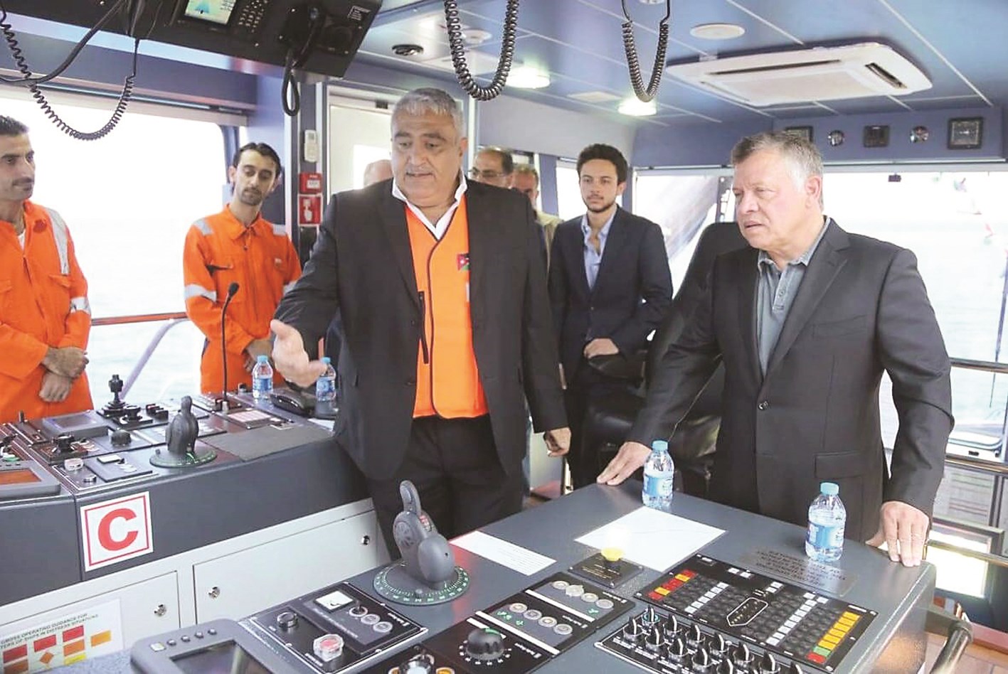 الملك عبدالله الثاني يدشن «ميناء الشيخ صباح الأحمد للغاز المسال» في مدينة العقبة