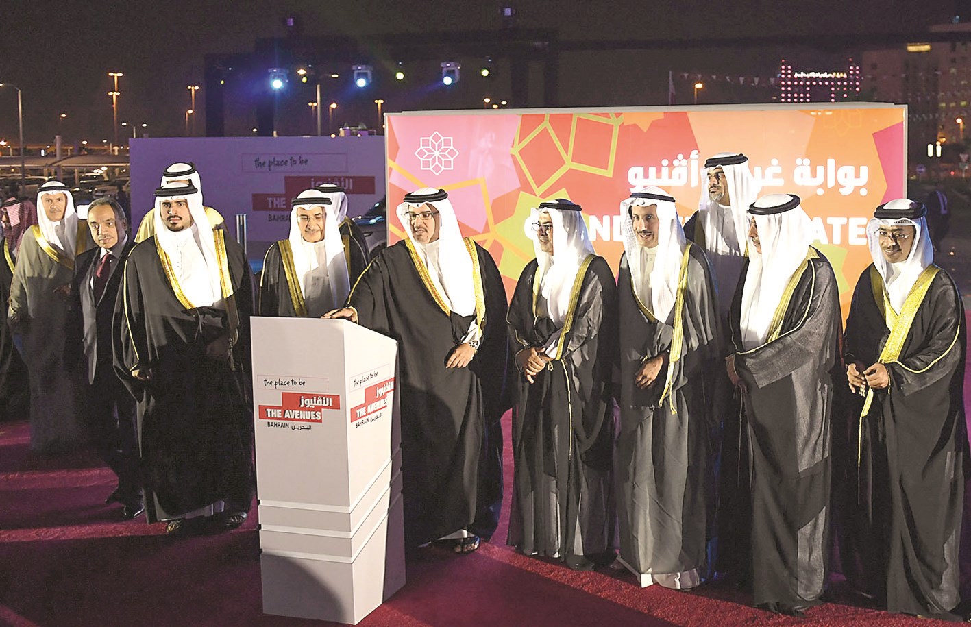 ولي عهد البحرين ومحمد الشايع يفتتحان المشروع