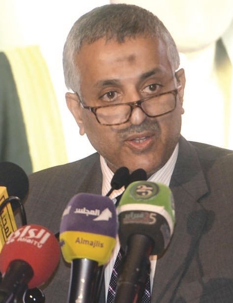 إبراهيم هادي يلقي كلمته