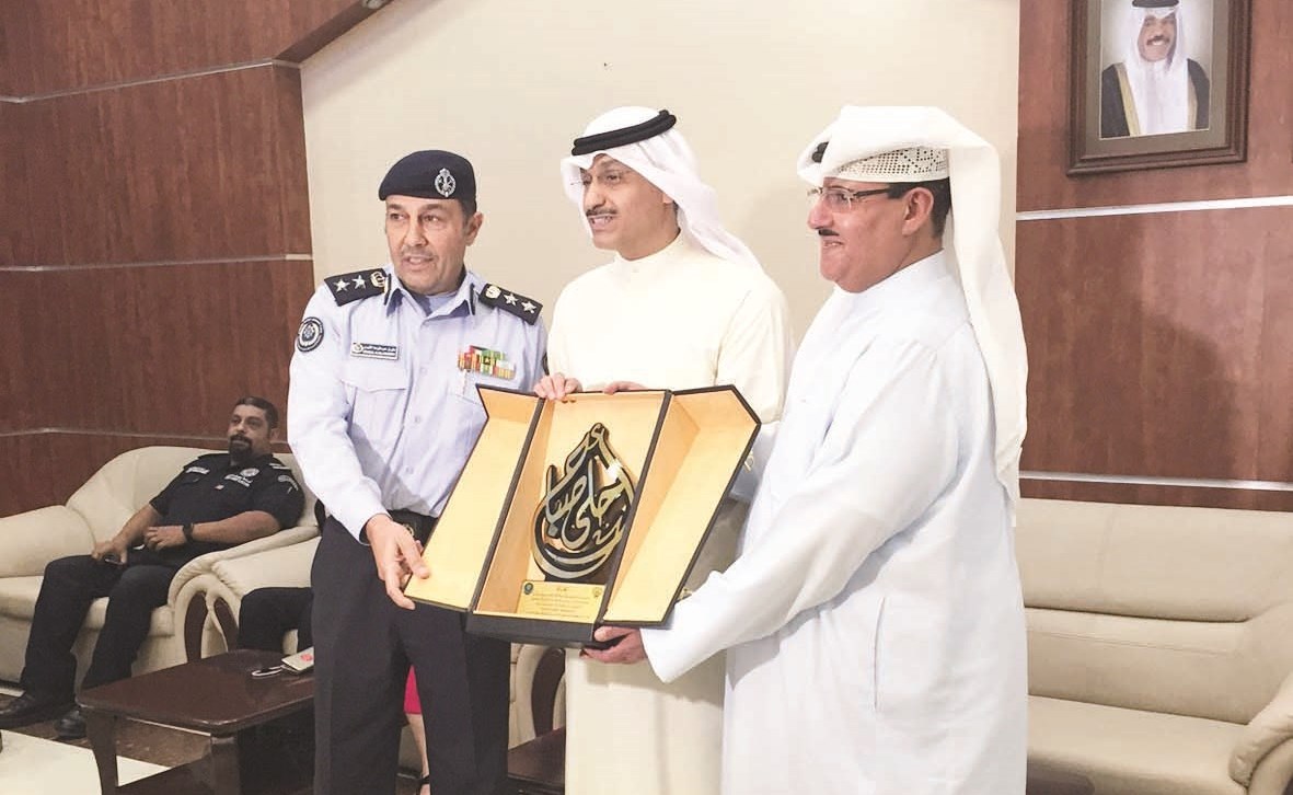 تكريم خليل الأمير من الإطفاء