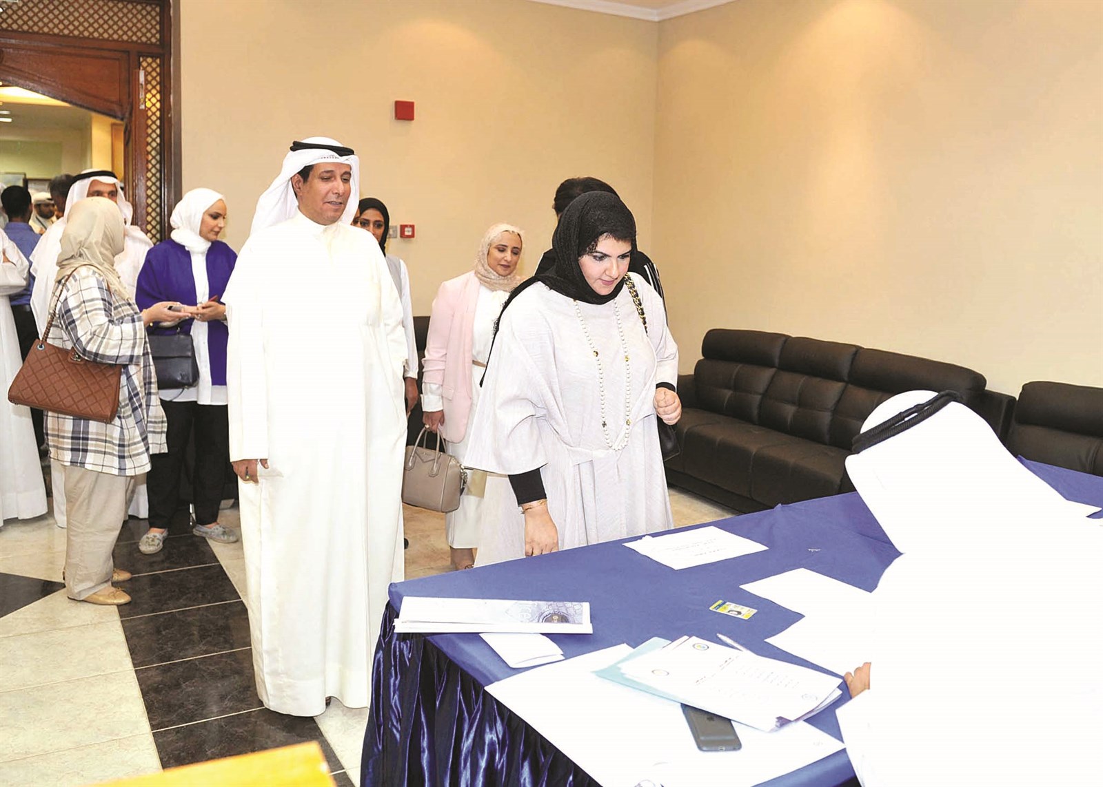 إقبال على الاقتراع (تصوير سعد هنداوي)