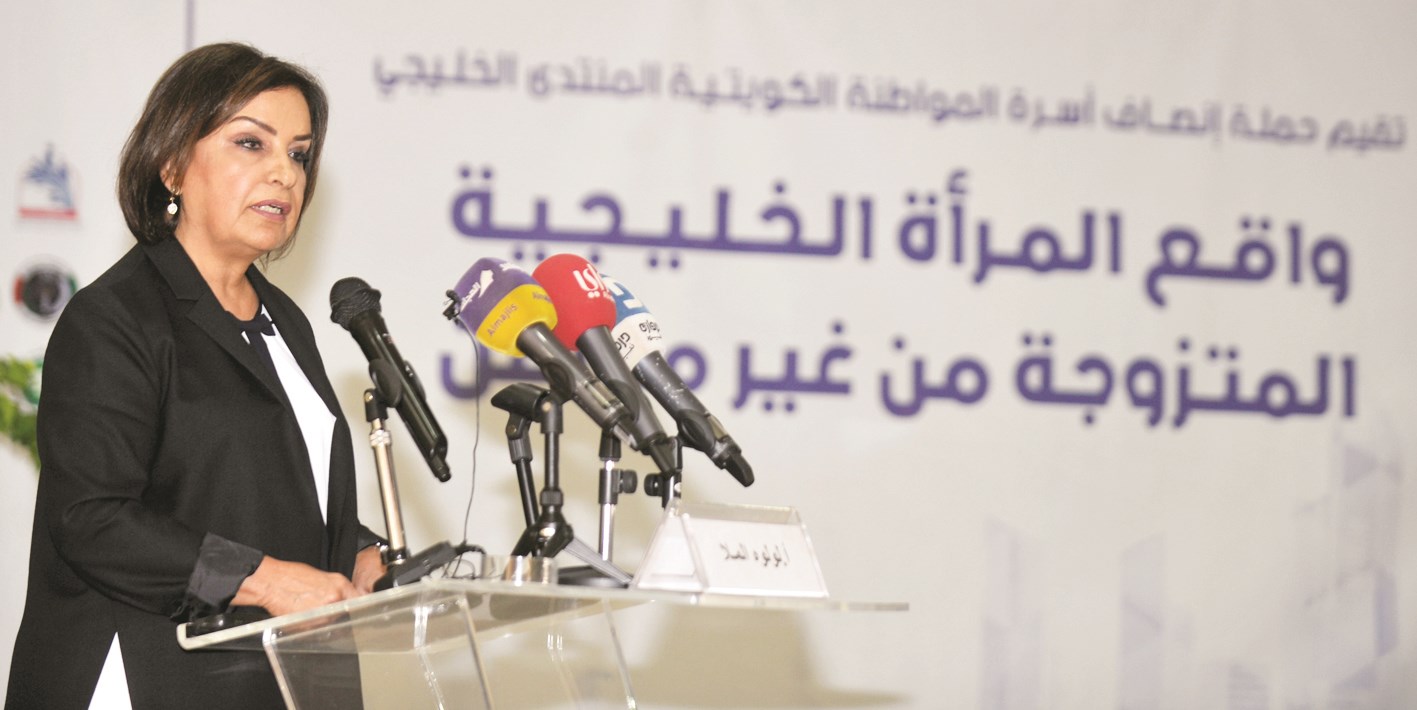 الملا متحدثة (تصوير سعد هنداوي)